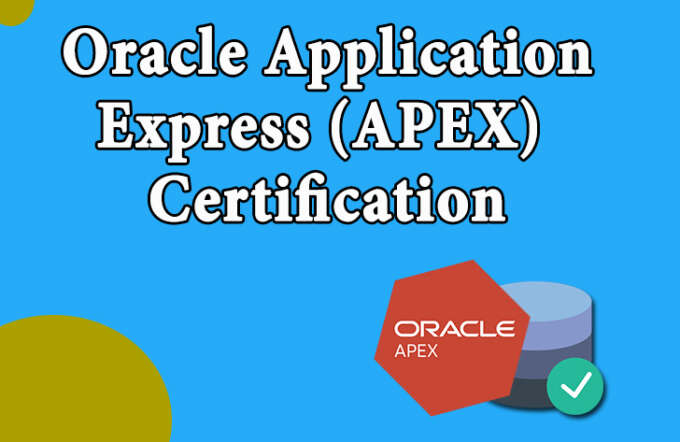 Oracle Application Express (APEX) certification course
